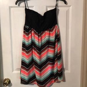Strapless sundress